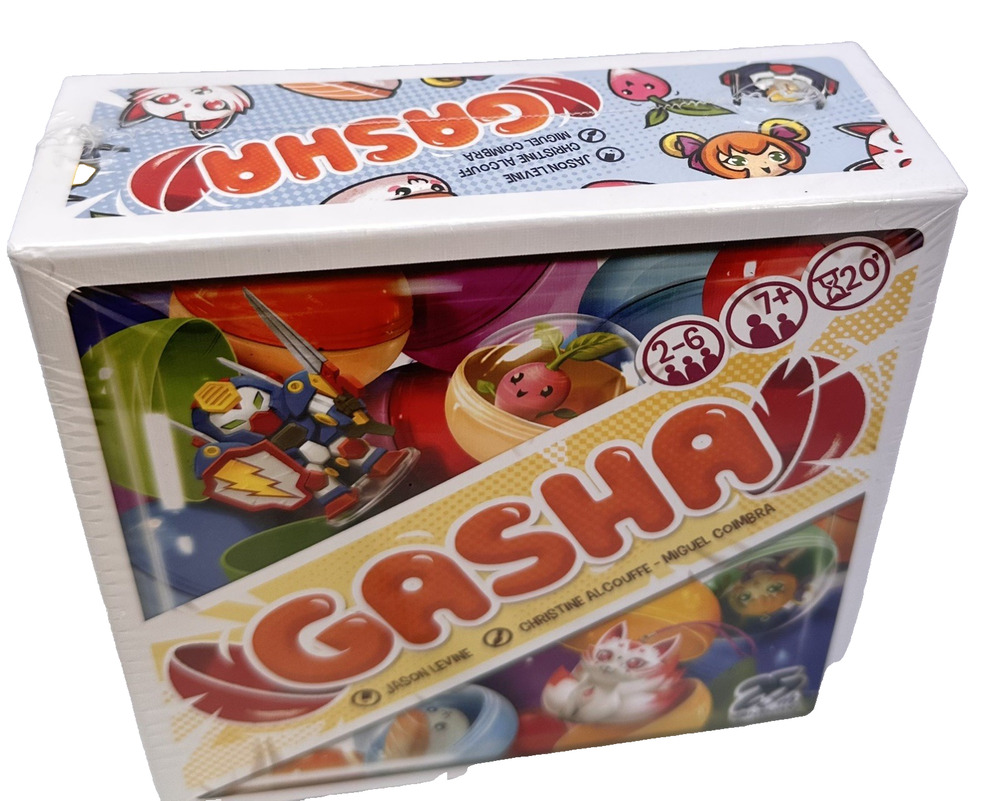 Gasha Family Card Game for 2 to 6 Players New Sealed